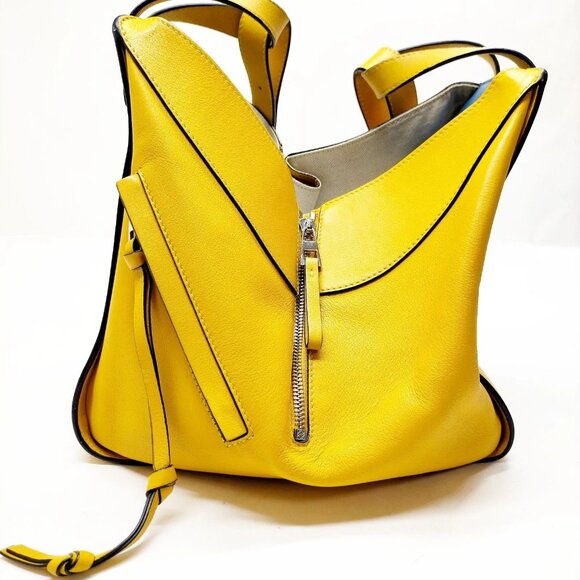 LOEWE Hand Bag Hammock Yellow Leather 4470819 - Picture 3 of 16